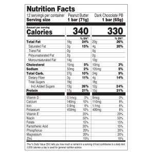 Perfect Bar Refrigerated Organic Protein Bar, Variety, 12-count