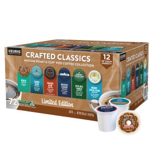 Crafted Classics Coffee K-Cup Pod Variety Pack, 72-count