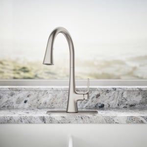 Kohler Guild Pull-down Kitchen Sink Faucet with Three-function Sprayhead