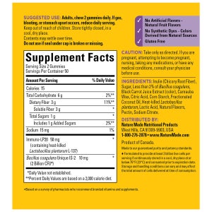 Nature Made Triple Action Biotic Gummy, 100 Gummies