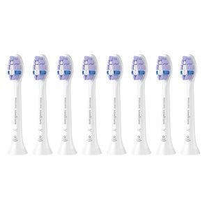 Philips Sonicare Gentle Clean Replacement Electric Toothbrush Heads, Ultra Soft Bristle, Gum Care, 8 Brush Heads