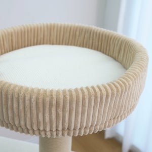 Catry Pasadena 54 inch Cat Tree, With 5 Levels and Condo, Beige