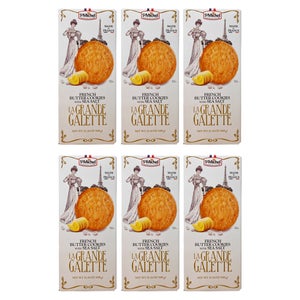 La Grande Galette French Butter Cookies, 1.3 lb, 6-pack