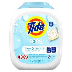 Tide Pods HE Laundry Detergent Pods, Free & Gentle, 152-count