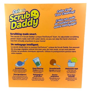 Scrub Daddy Sponges, Colors Variety, 8-count
