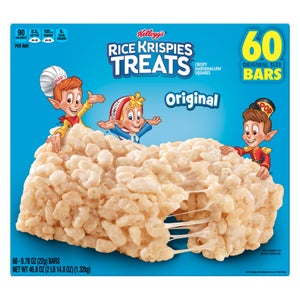 Kellogg's Rice Krispies Treats, 0.78 oz, 60-count