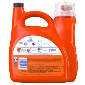 Tide Plus with Ultra Downy Liquid Laundry Detergent, April Fresh, 100 Loads, 128 fl oz