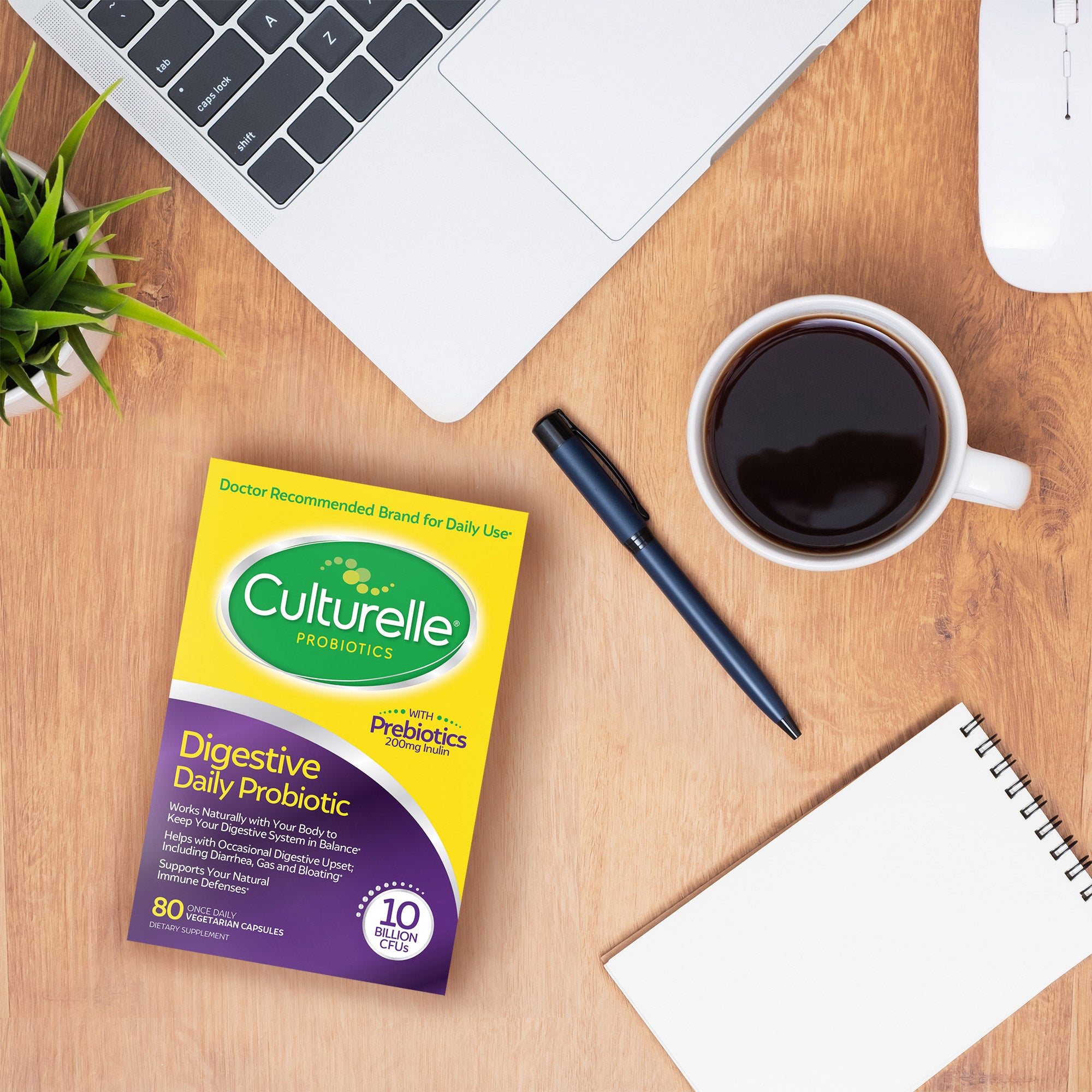 Culturelle Digestive Health Probiotic, 80 Vegetarian Capsules