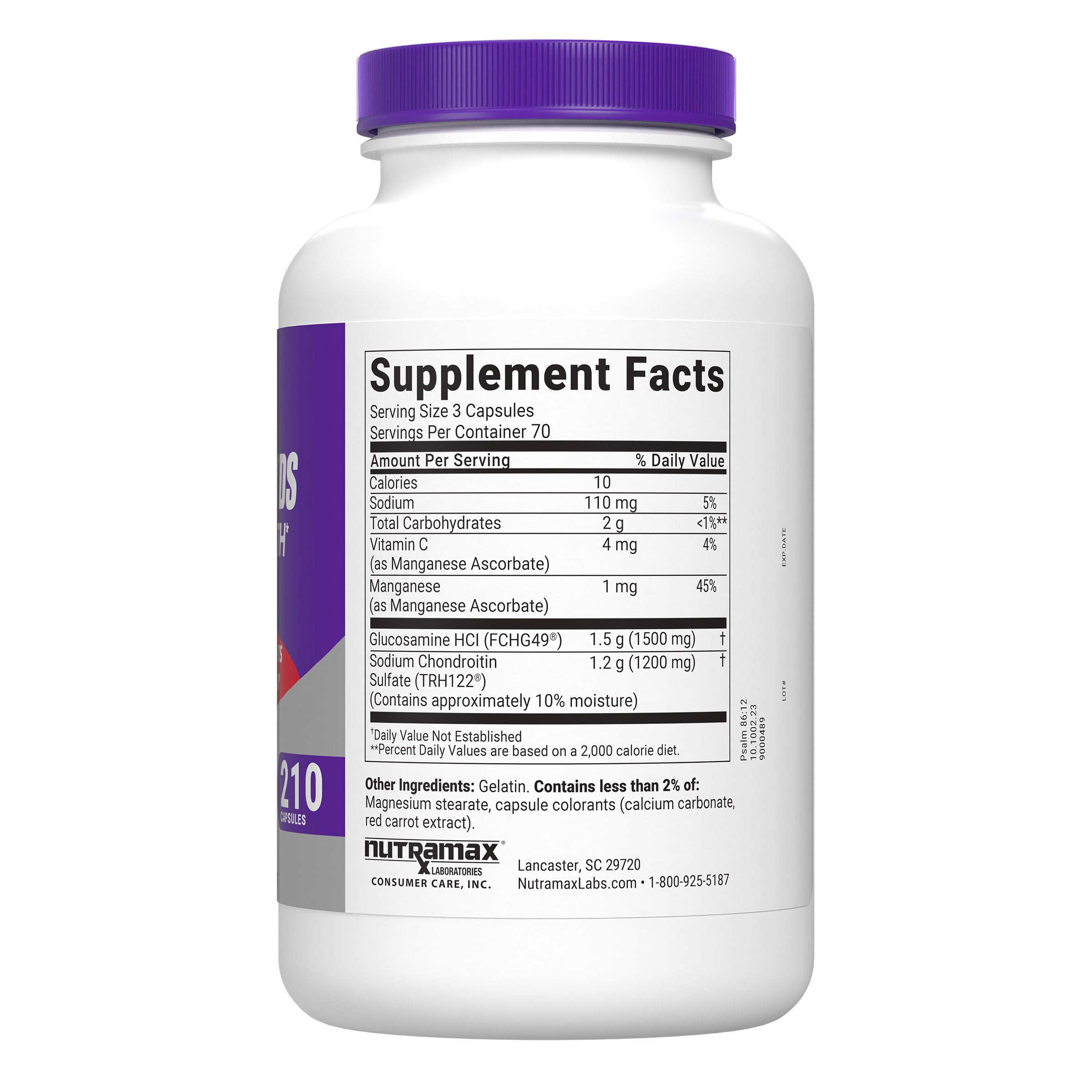 Cosamin DS Joint with Glucosamine & Chondroitin for Joint Health, 210 Capsules