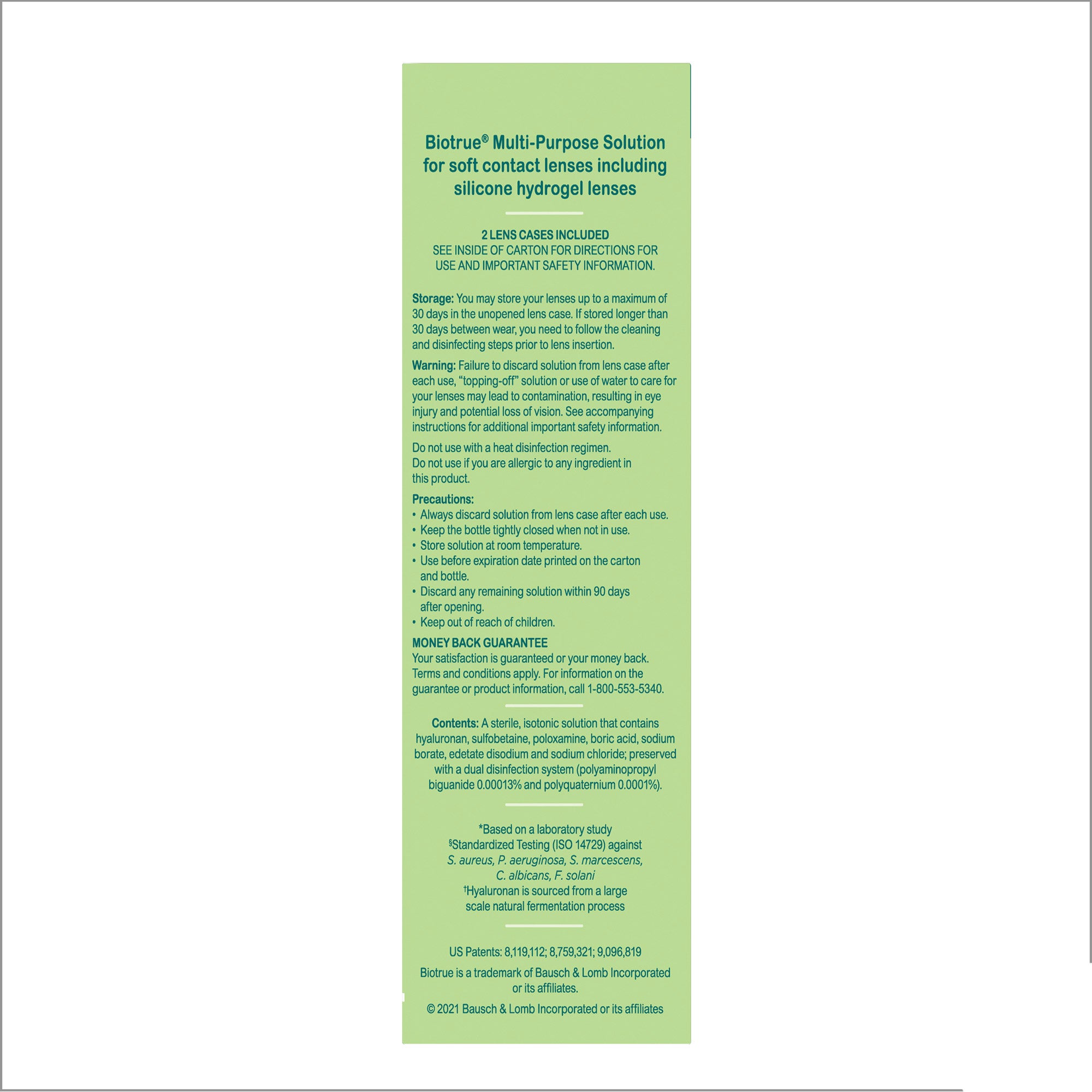 Biotrue Multi-Purpose Solution, 34 Ounces