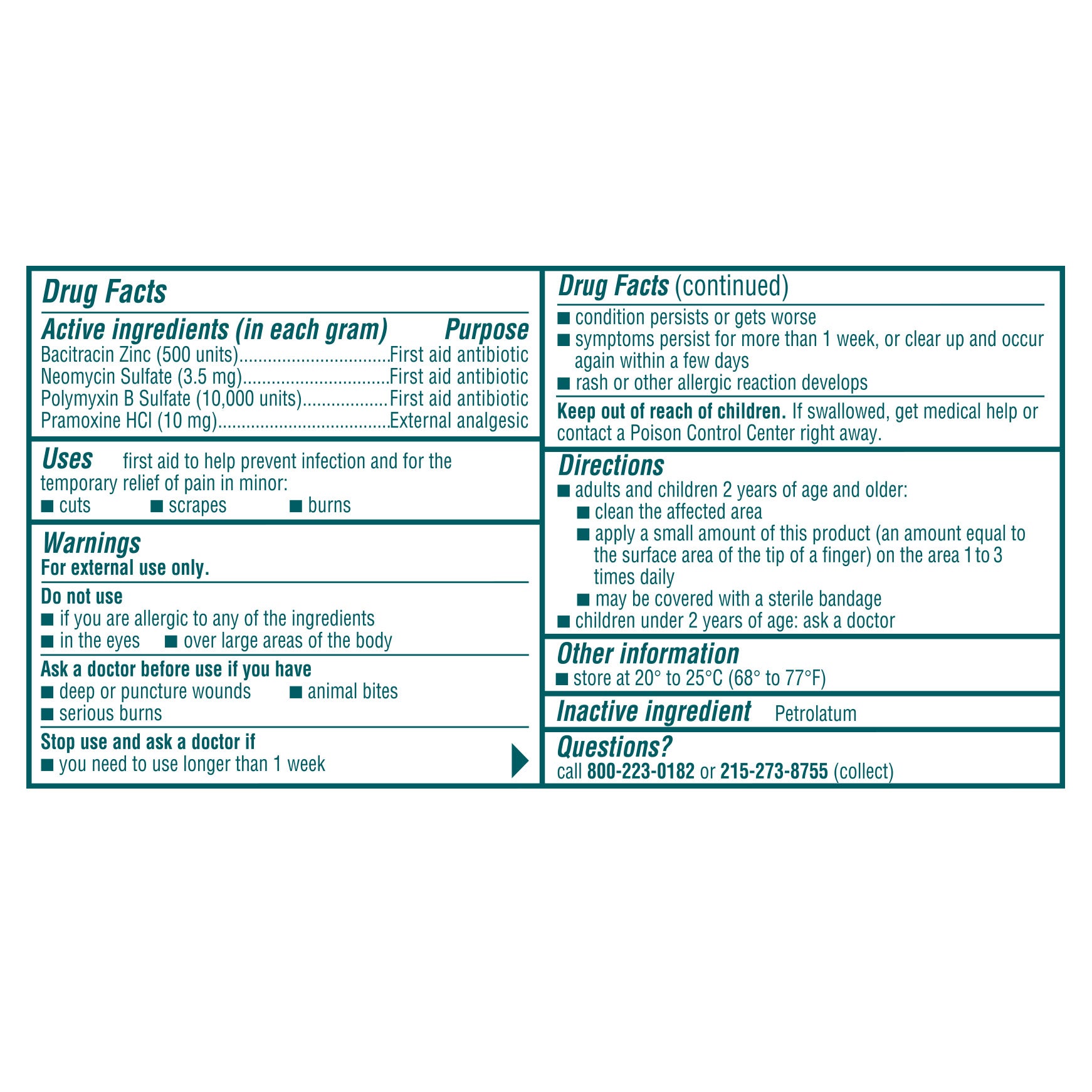 Neosporin + Max Strength Pain Relief Dual Action Topical Antibiotic Ointment, 2 Ounces