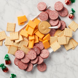 Hickory Farms Happy Holidays Meat & Cheese Gift Box, 1.45 lbs Total, Pre-Order