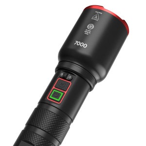 Infinity X1 7000L Dual Power Rechargeable Flashlight