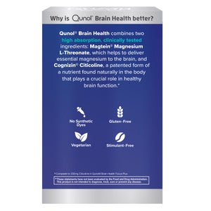 Qunol Brain Health Memory Plus, 100 Count