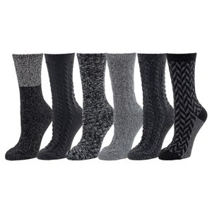 BEARPAW Women's Boot Sock, 6-pair