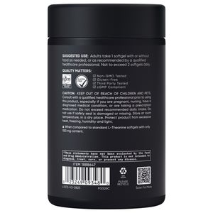 Sports Research L-Theanine Suntheanine 200 mg, 150 Softgels