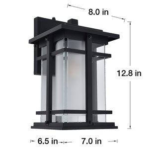 Lutec Craftsman Style Outdoor LED Wall Lantern