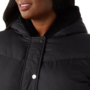 32 Degrees Women's Quilted Jacket with Plush Lined Hood