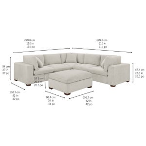 Thomasville Lowell 6-piece Modular Sectional