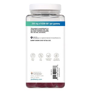 youtheory Ashwagandha Gummies, 180 Gummies