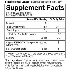 youtheory Ashwagandha Gummies, 180 Gummies