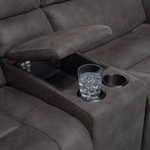 Carlin Fabric Power Reclining Sectional with Power Headrests