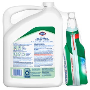 Clorox Clean-Up All Purpose Cleaner with Bleach, Original, 32 fl oz Spray & 180 fl oz Refill