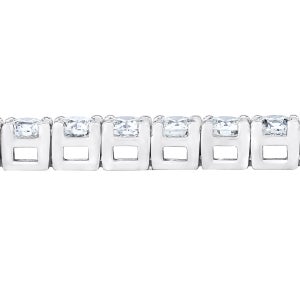 Round Brilliant 8.00 ctw VS2 Clarity, I Color Diamond 14kt Gold Tennis Bracelet