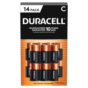 Duracell C Alkaline Batteries, 14-count