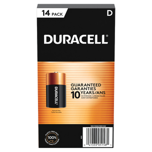 Duracell D Alkaline Batteries, 14-count