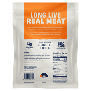 Country Archer Grass-Fed Beef Stick Minis Original, 0.5 oz, 28-Count