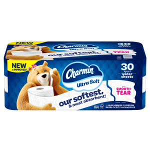 Charmin Ultra Soft Bath Tissue, 2-Ply, 213 Sheets, 30 Rolls