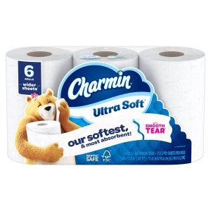 Charmin Ultra Soft Bath Tissue, 2-Ply, 213 Sheets, 30 Rolls
