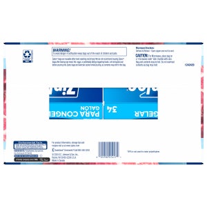 Ziploc Seal Top Freezer Bag, Gallon, 136-count