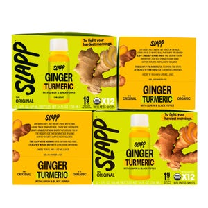 SLAPP Organic Ginger & Turmeric Daily Booster Shots 48-count