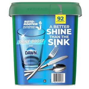 Cascade Complete Shine Boost Dishwasher Detergent ActionPacs, Fresh, 92-count