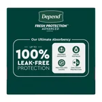 Depend Fresh Protection Advanced Incontinence Underwear for Women, Ultimate Absorbency