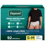 Depend Fresh Protection Advanced Incontinence Underwear for Men, Ultimate Absorbency