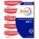 Colgate Total Active Prevention Toothpaste, 6.4 oz, 5-pack
