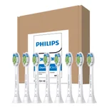 Philips Sonicare DiamondClean, Replacement Electric Toothbrush Heads, Medium Bristle, 8-count