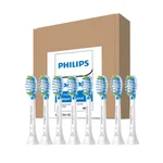 Philips Sonicare Premium Plaque Control, Replacement Electric Toothbrush Heads, Soft Bristle, 8-count
