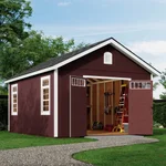 Yardline Piermont Wood Storage Shed, Do It Yourself or Installed