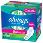 always Ultra Thin Advanced Long Pads, 88-count