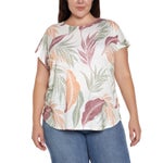 Orvis Women's Linen Blend Short Sleeve Top