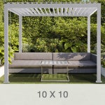Mirador Adjustable Louvered Aluminum Pergola