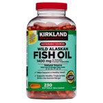 Kirkland Signature Wild Alaskan Fish Oil 1400 mg., 230 Softgels