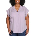 Jachs Girlfriend Women's Button Front Blouse