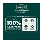 Depend Fresh Protection Advanced Incontinence Underwear for Women, Ultimate Absorbency
