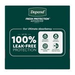 Depend Fresh Protection Advanced Incontinence Underwear for Men, Ultimate Absorbency