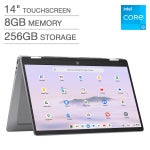 HP Chromebook Plus 14" 2-in-1 FHD Touchscreen Laptop with Google AI